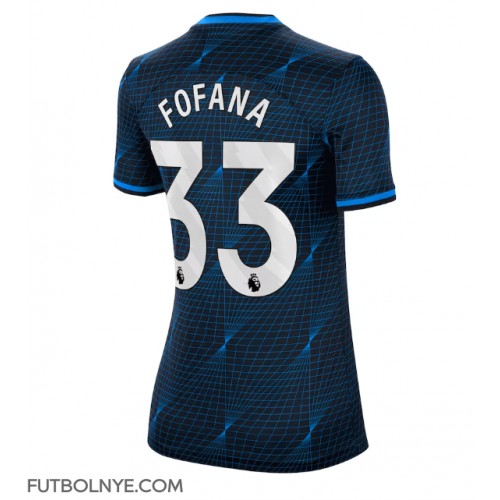 Camiseta Chelsea Wesley Fofana #33 Visitante Equipación para mujer 2023-24 manga corta